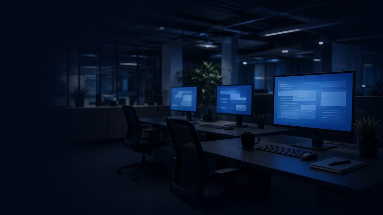 A person working at a laptop in soft daylight
